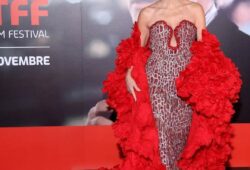 Sharon Stone effortlessly stole the spotlight at the 42nd Torino Film Festival, radiating elegance in a breathtaking Tony Ward gown from the latest collection.  Her timeless style and bold confidence continue to inspire, proving that true glamour knows no age.