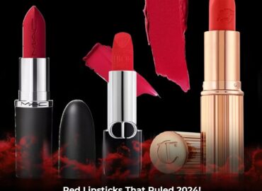 Red Lipsticks That Ruled 2024: Our Tried-and-Tested Favorites!