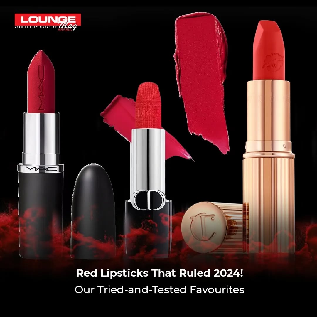 Red Lipsticks That Ruled 2024: Our Tried-and-Tested Favorites!