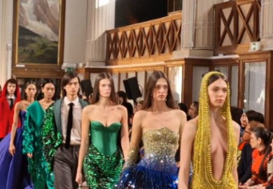 Draped in Perfection! The Artistry of #GeorgesHobeika