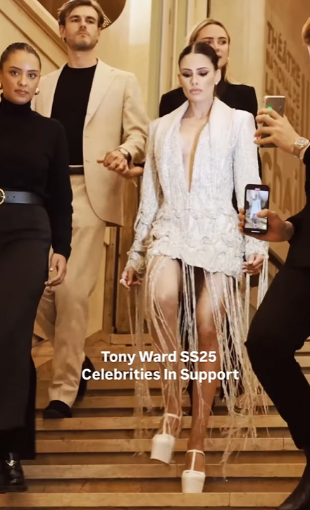 A constellation of stars illuminated Tony Ward’s SS25 Haute Couture show in Paris, where elegance met avant-garde craftsmanship. The front row dazzled with A-list celebrities, fashion icons, and industry elites, each embodying the brand’s vision of bold sophistication. From red carpet regulars to rising style stars, the evening was a celebration of timeless glamour and modern artistry. Tony Ward once again proved that haute couture isn’t just about fashion—it’s about making a statement.