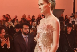 A symphony of elegance—Elie Saab’s SS25 Haute Couture collection, unveiled in Paris today, was a breathtaking ode to grace and femininity. With ethereal silhouettes, exquisite embellishments, and the designer’s signature artistry, each piece told a story of timeless sophistication. A collection that redefines couture with every shimmering detail.