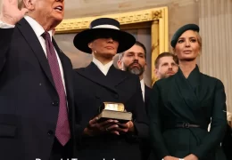 We can’t help but admire the undeniable bond between Donald Trump and the First Lady Melania Trump during todays inauguration.