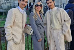 Double the Glamour! The Hadban Twins spotted at #GeorgesHobeika in Paris