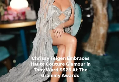 Chrissy Teigen stuns in pure couture magic, embracing elegance and artistry in Tony Ward’s SS25 masterpiece at yesterday’s Grammy Awards. A vision of grace, glamour, and timeless sophistication!