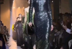 Elie Saab’s RTW 2026 collection was a celebration of luxurious materials and intricate design, offering fashion enthusiasts a glimpse into a world where fur, lace, and sequins coexist harmoniously. The presence of stars like Sofia Carson and Georgina Rodriguez further cemented the collection’s status as a highlight of Paris Fashion Week.