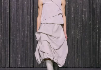 @alainpaul Spring/Summer 2025 collection at Paris Fashion Week masterfully blends ballet-inspired elegance with contemporary fashion, showcasing fluid silhouettes and innovative designs that capture the essence of movement.