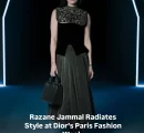 Parisian elegance meets Dior’s timeless allure! Razane Jammal stuns at Dior’s show in Paris, embodying grace, style, and effortless sophistication.