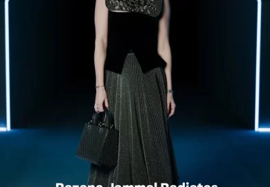 Parisian elegance meets Dior’s timeless allure! Razane Jammal stuns at Dior’s show in Paris, embodying grace, style, and effortless sophistication.