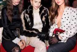 Tamara at the Valentino show in Paris—serving elegance with an edge! Do we love this look? Lets not forget Negin, who also served a chic daring look as well!