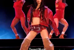 @lesyeuxdenini took Coachella by storm — lighting up the stage in a showstopping Georges Hobeika RTW look. When fashion meets fierceness