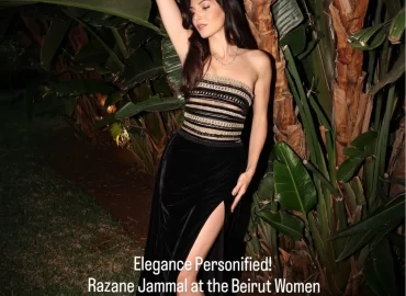 A beautiful moment on stage! Razane Jammal graced the Beirut Women Film Festival with elegance as she presented the award to her fellow actress and inspiring talent, Hend Sabry. A night of celebration, sisterhood, and style.