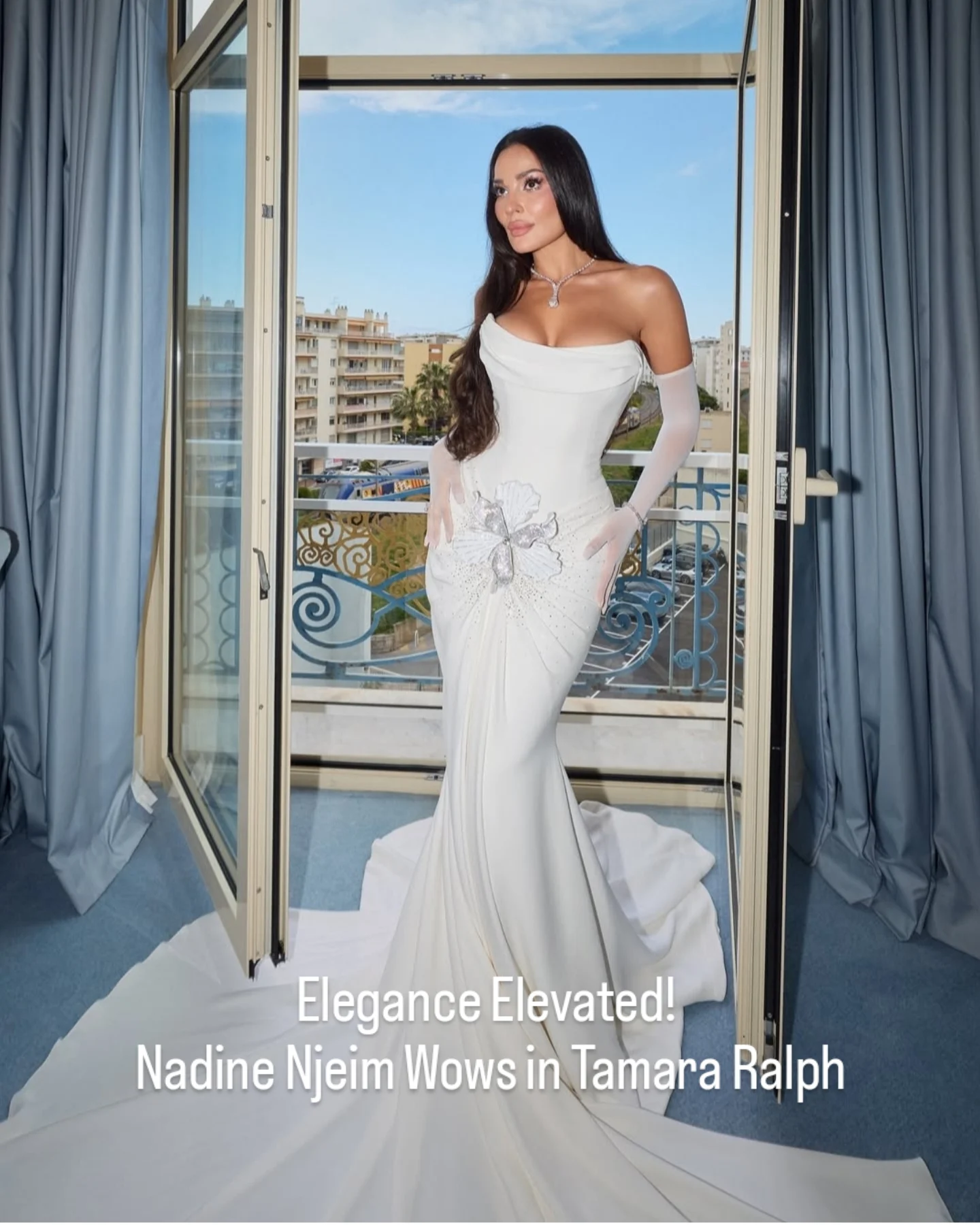 Lebanese Elegance Takes Center Stage: Nadine Njeim at Cannes 2025