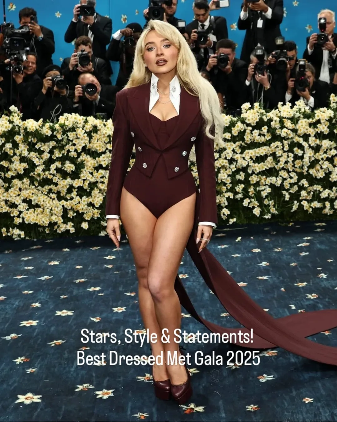 Serving looks and leaving no crumbs — the 2025 Met Gala was a night of pure fashion magic! Zendaya stunned in theatrical elegance, Tyla made time literally stand still, Gigi Hadid brought sculpted drama, and Sydney Sweeney turned heads with timeless glam. Kylie Jenner in #Ferragamo x #MaximilianDavis was a vision of modern power, while #LISA looked perfectly gorgeous draped in #LouisVuitton. This year’s Met was a masterclass in style — iconic from every angle.