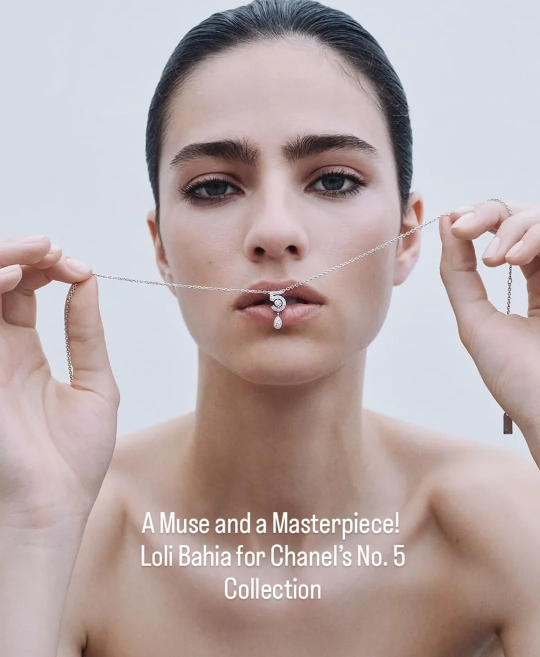 Loli Bahia Shines Once More in Chanel’s No. 5 Jewelry Campaign
