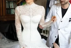 A Gown, A Glamour, A Forever: Lauren Sánchez Weds in Dolce & Gabbana Elegance