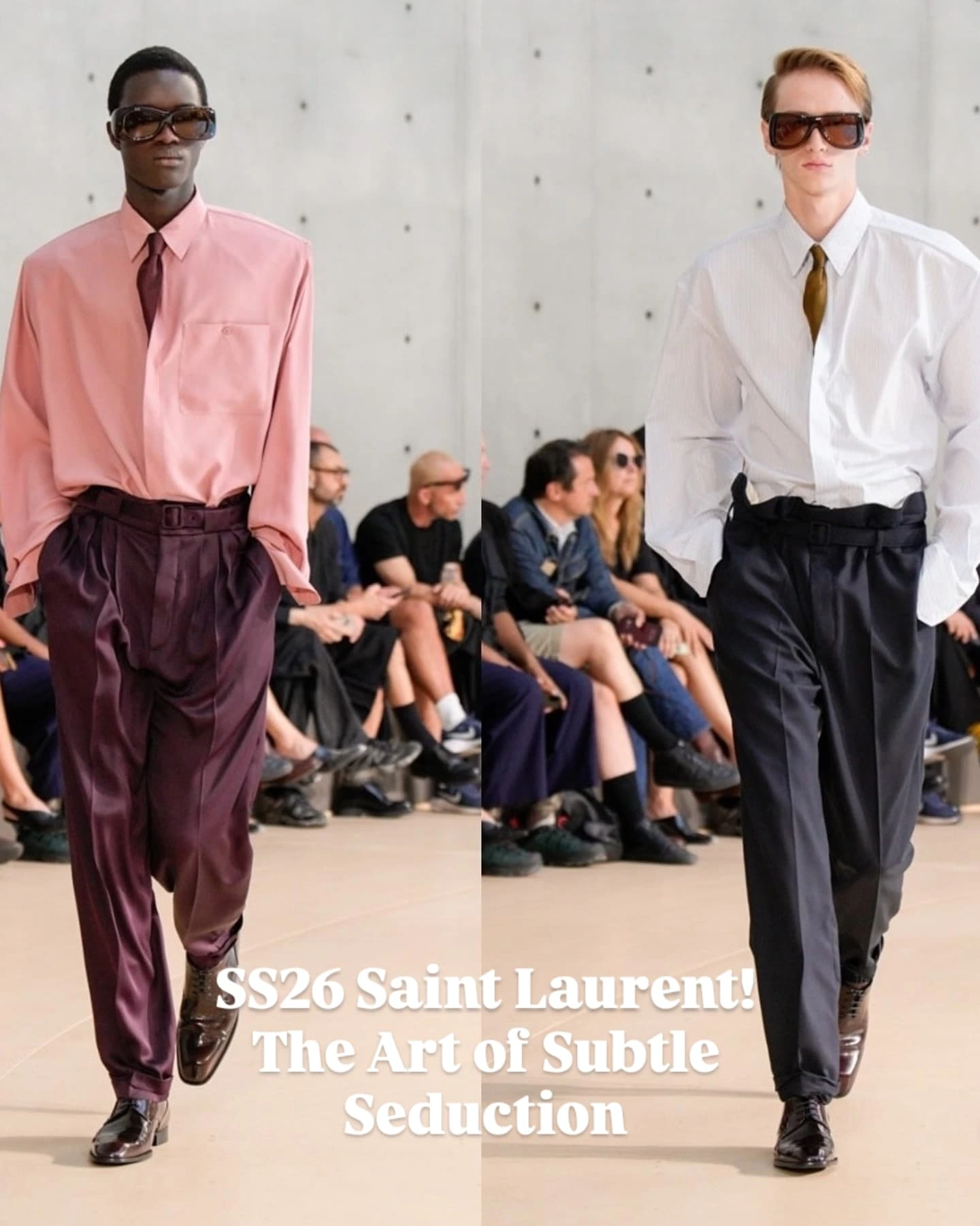 Saint Laurent unveils its SS26 collection with an effortless edge