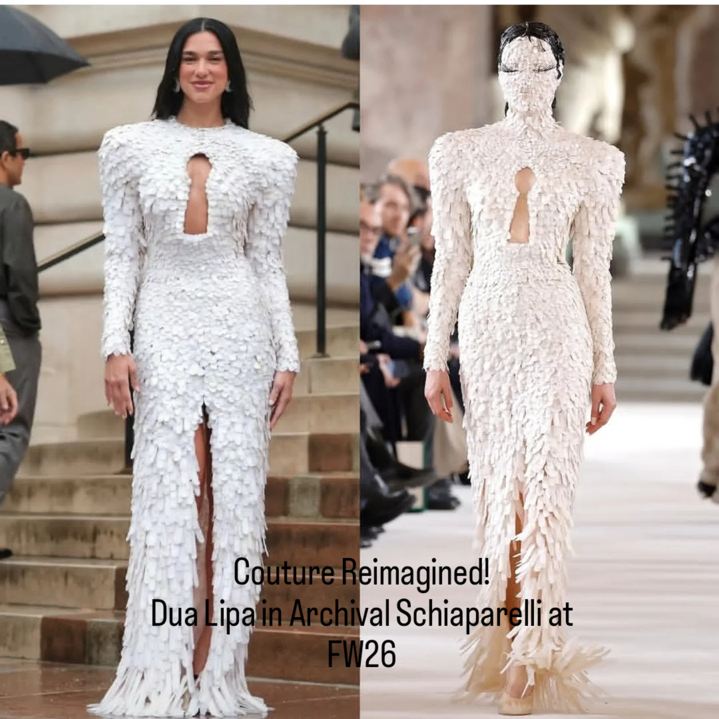 Schiaparelli Meets Pop Royalty: Dua Lipa’s Couture Moment in Paris