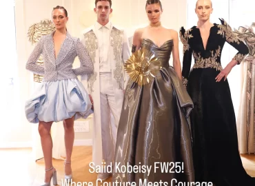 SAIID KOBEISY FW25 Couture – The Warrior