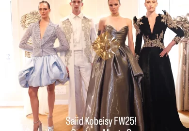 SAIID KOBEISY FW25 Couture – The Warrior