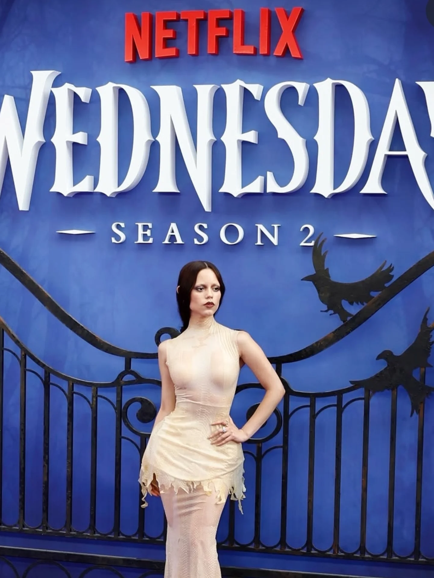 Jenna Ortega Channels a Futuristic Fairytale