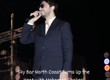 Last night at Sky Bar North Coast was pure magic  Mohamed Chaker lit up the stage with his voice, and the vibes were unmatched from start to finish.