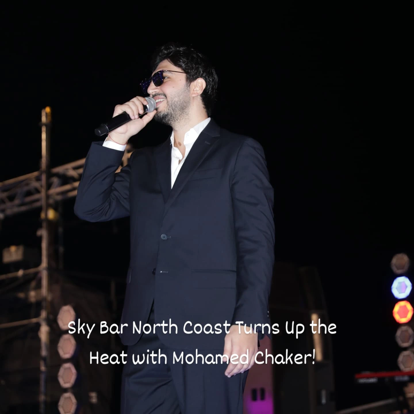 Last night at Sky Bar North Coast was pure magic  Mohamed Chaker lit up the stage with his voice, and the vibes were unmatched from start to finish.