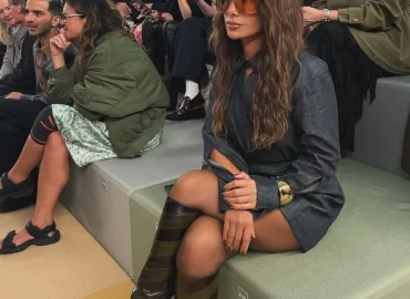 Front Row Perfection Saba serving Milan Glam!