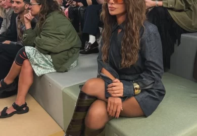 Front Row Perfection Saba serving Milan Glam!