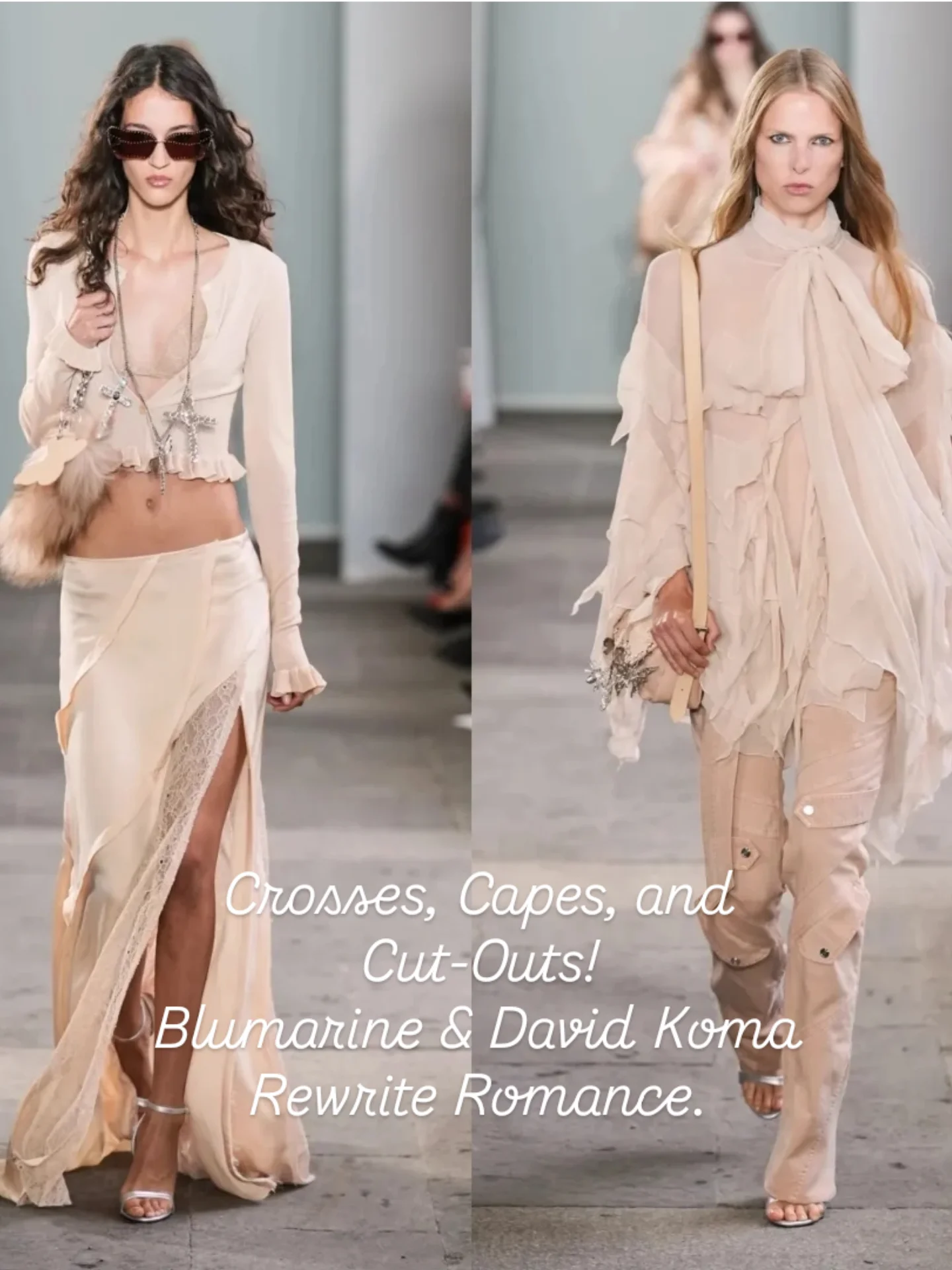 Blumarine SS26: Where Brooding Beauty Meets Party Spirit