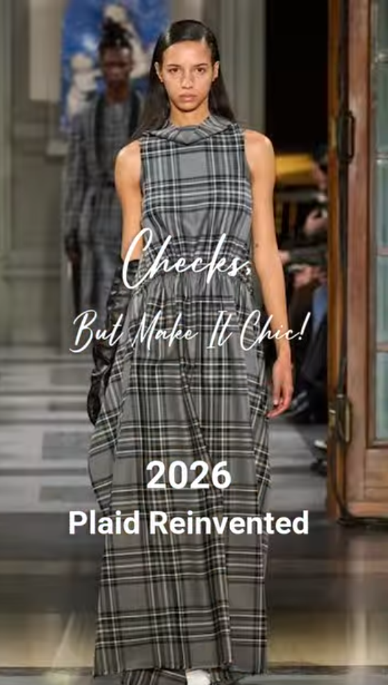 Plaid Gets a 2026 Makeover: Timeless Meets Daring