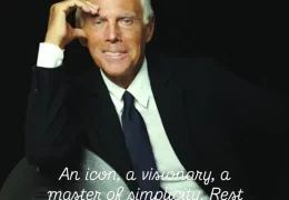 An icon. A visionary. A master of timeless simplicity. Rest in peace Giorgio Armani (1934–2025) — your legacy will forever shape the world of fashion. 