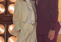 What a look! The gorgeous and talented @ola.roshdy and the ever-stylish @adawoodofficial turning heads at this year’s #ElGounaFilmFestival