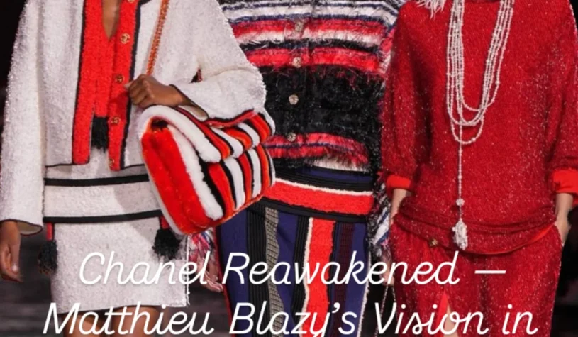 Matthieu Blazy ushers in a new era at chanelofficial — one defined by effortless motion, texture, and emotion. A poetic revival of the house’s enduring spirit
