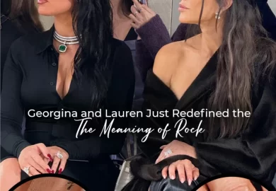 Diamonds may shine, but Georgina and Lauren just outshined them all at the Balenciaga show in Paris during #PFW