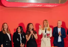 bellahadid graces the grand opening of ultabeautymiddleeast in Kuwait — serving beauty, confidence, and star power all in one moment 