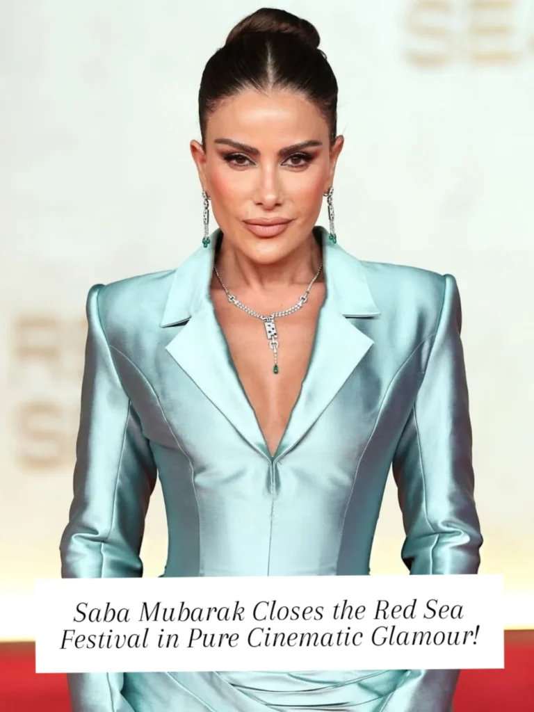 Saba Mubarak delivered closing-night perfection at yesterday’s closing ceremony of #redseafilmfestival — grace, poise, and a glow made for the big screen 