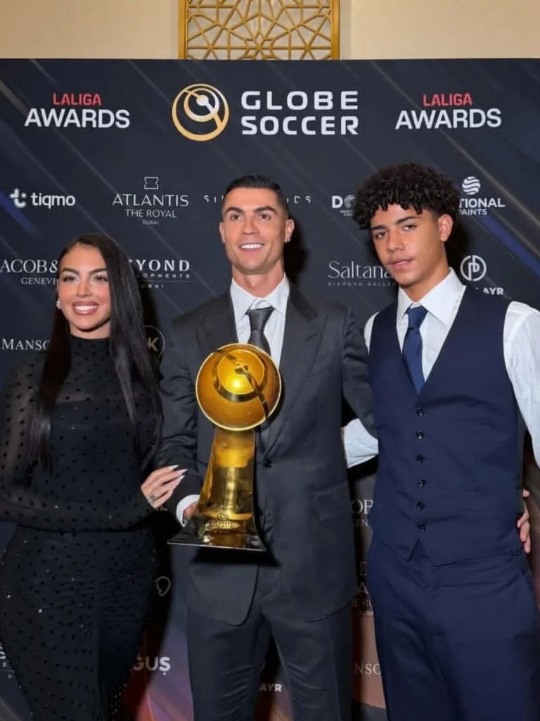 Georgina Rodríguez & Cristiano Ronaldo: A Night of Pride and Poise