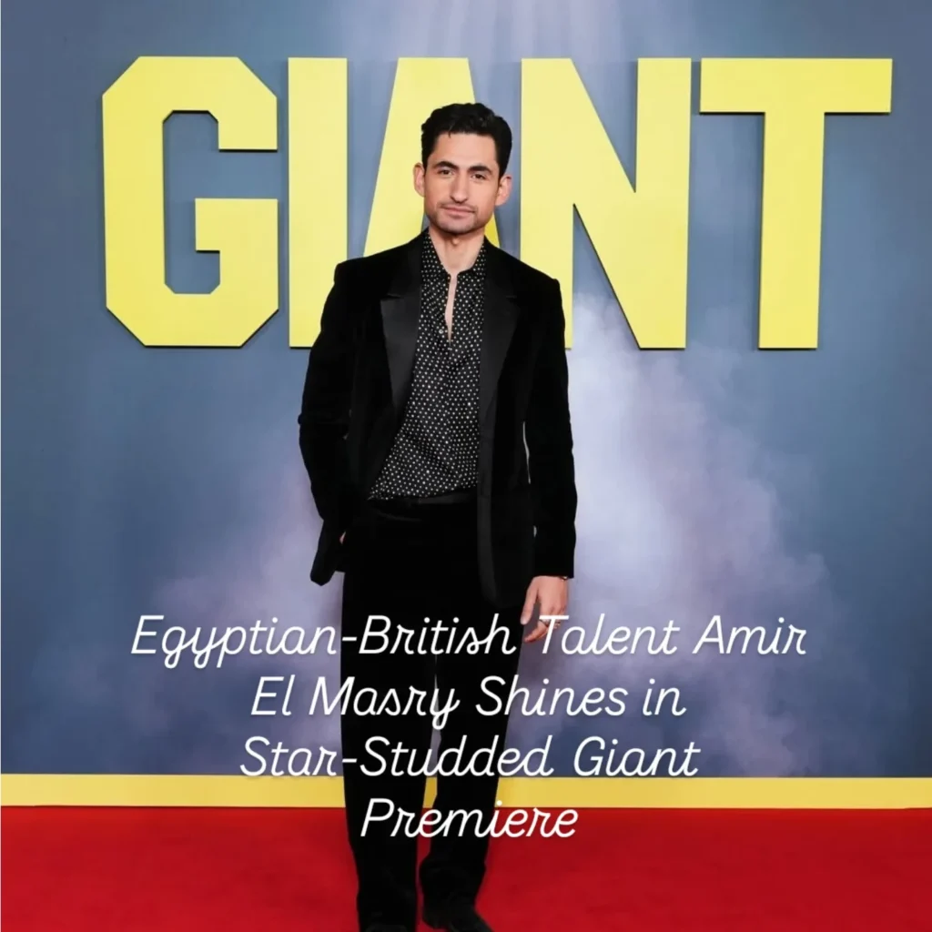 Amir El Masry Alongside Pierce Brosnan at the UK Premiere of Giant