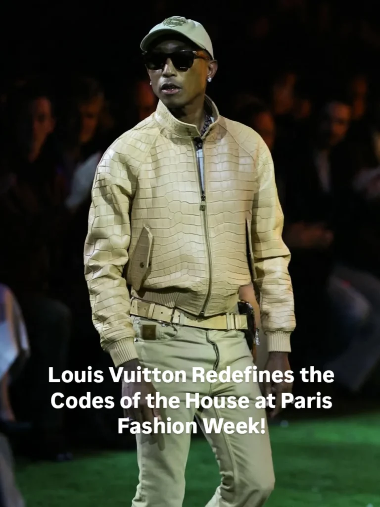 Paris nights, Pharrell’s vision, and Louis Vuitton Fall 2026. Details that speak! Swipe For Moments..