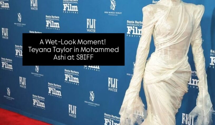 Teyana Taylor Turns Heads in Ashi Studio Couture at Santa Barbara Film Festival