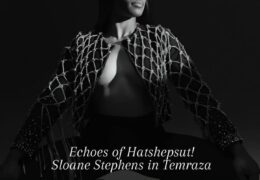 Channeling strength through silhouette and shine, Sloane Stephens steps into Temraza’s ‘Avec Hatshepsut’—a collection inspired by legacy,power, and unapologetic presence.