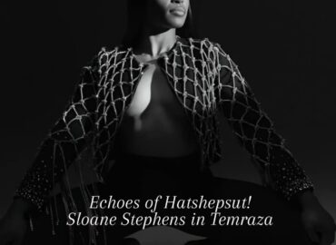 Channeling strength through silhouette and shine, Sloane Stephens steps into Temraza’s ‘Avec Hatshepsut’—a collection inspired by legacy,power, and unapologetic presence.