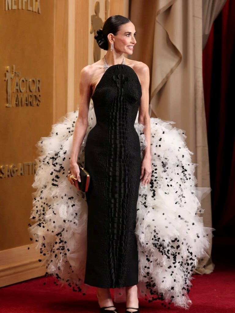 From Milan Edge to Hollywood Elegance: Demi Moore’s Style Evolution