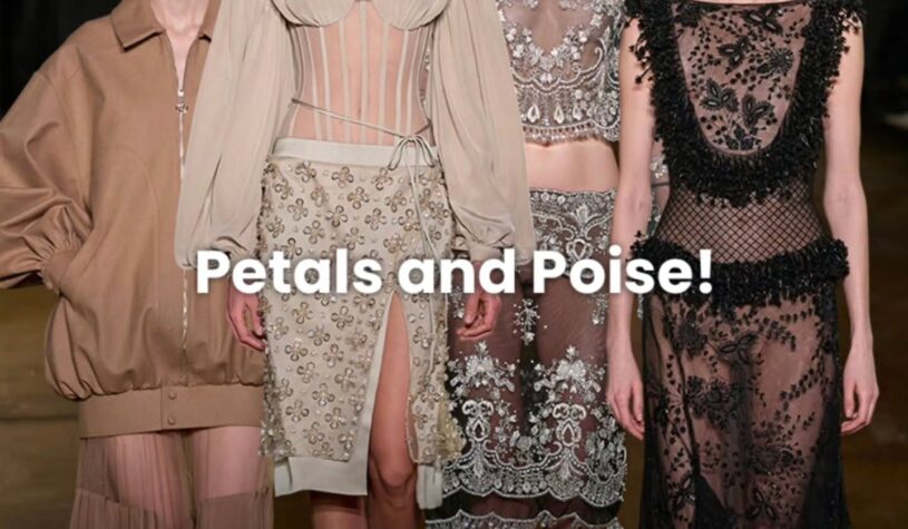 For the Ready-to-Wear Fall/Winter 2026–2027 collection, Georges Hobeika invites us into a poetic dream where nature quietly takes the lead. Presented during Paris Fashion Week in Paris, the collection unfolds like a soft wave of petals—delicate yet powerful, romantic yet grounded in quiet strength.