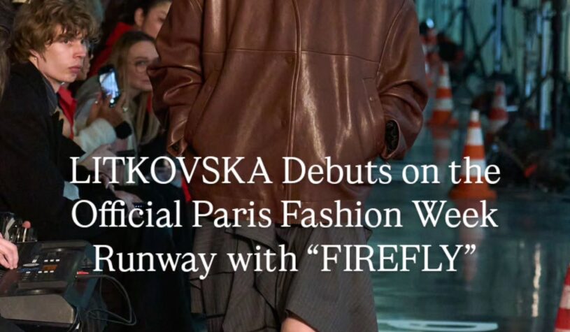 A Sky of Fireflies: LITKOVSKA Illuminates Paris Fashion Week