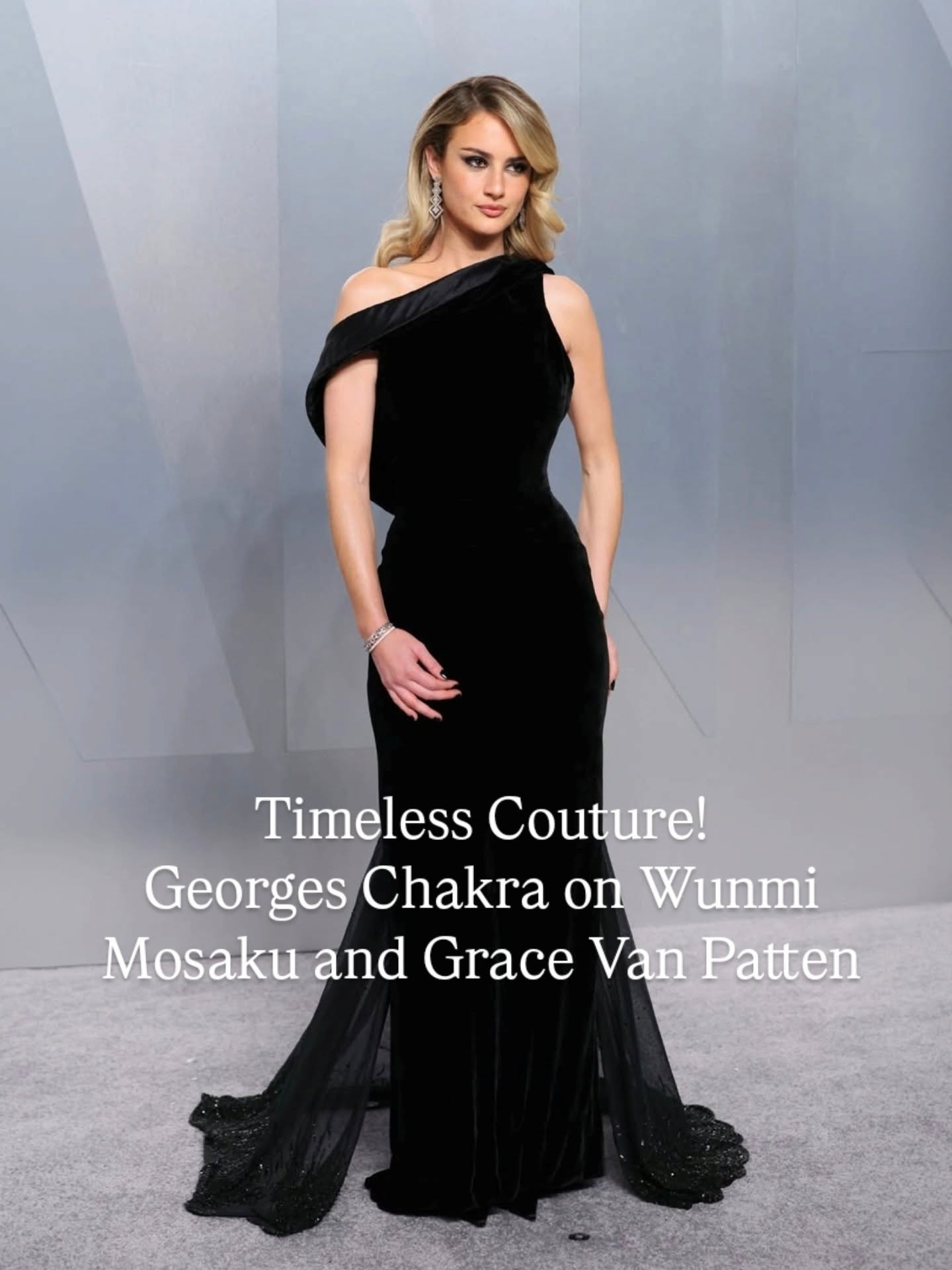 A Study in Couture: Wunmi Mosaku & Grace Van Patten in Georges Chakra