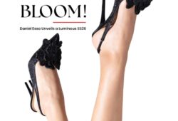 In a poetic ode to femininity, Daniel Essa unveils Fleurs de Minuit—a Spring/Summer 2026 collection where footwear transcends function to become a couture statement.
