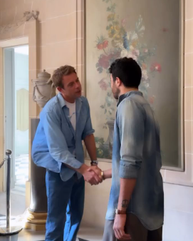 Ahmed Malek at the Dior Men’s Show in Paris. A sharp look, a great setting, and another memorable fashion week moment.