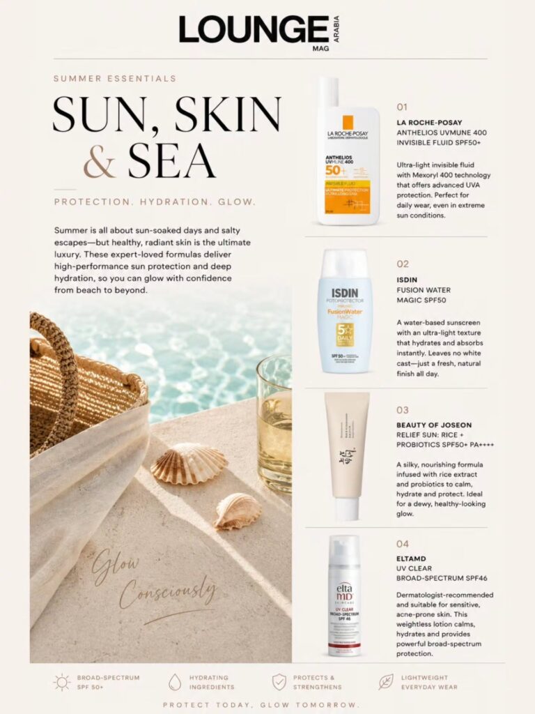 Sun, Skin & Sea.